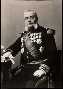 Retrato de Armand Besnard (1833-1903), almirante francés de French Photographer